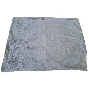 Anne Klein Pillow Sham Microfiber Gray Palm Fronds Tropical Standard Beach House